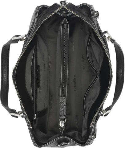Calvin Klein Women's Bubble Lamb Organization Satchel Handbag