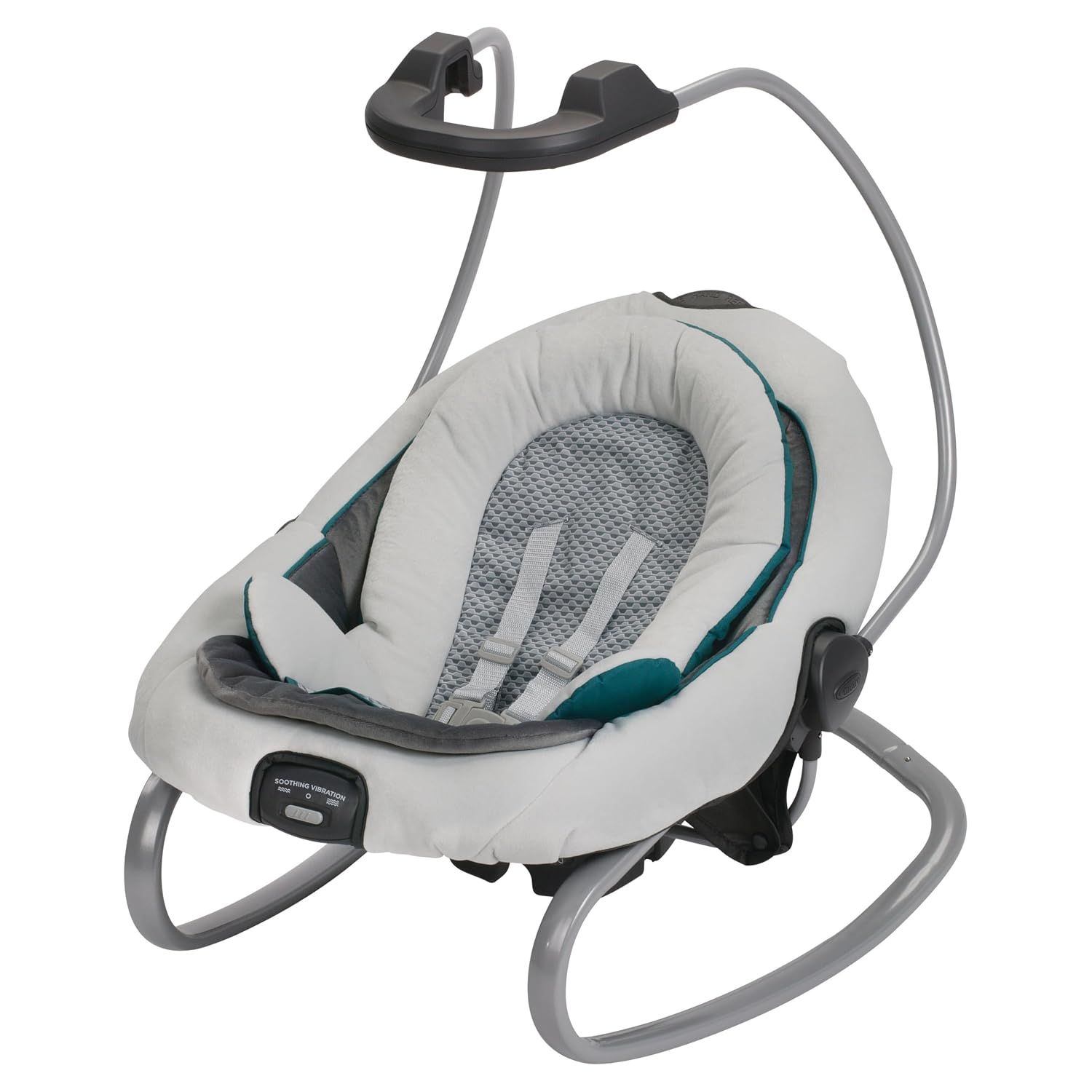 Graco DuetSoothe 2-in-1 Portable Baby Swing & Rocker, Sapphire