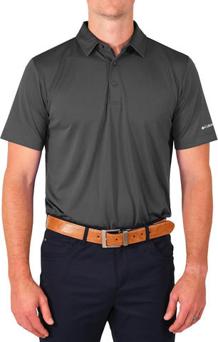 Columbia Men's Golf Drive Polo Shirt Omni Wick Performance Breathable Short Sleeve
