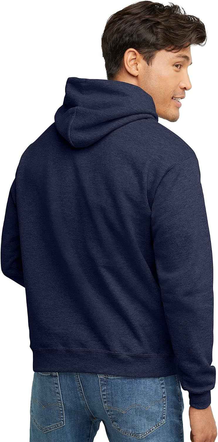 Hanes Men's Hoodie - EcoSmart Fleece Hooded Sweatshirt for Men & Women - Midweight Fleece - Big & Tall Available