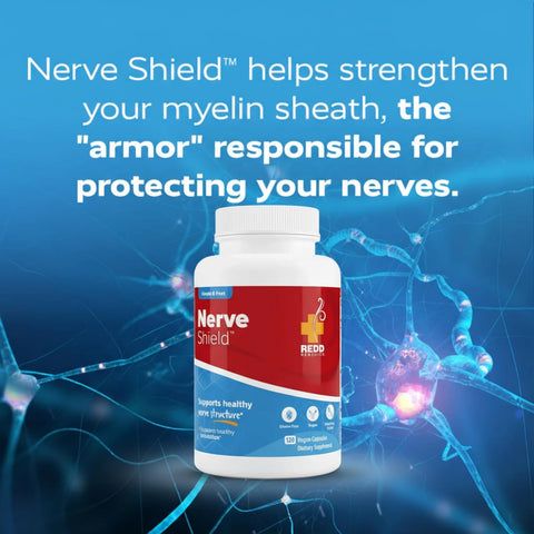 Redd Remedies Nerve Shield | Supports Healthy Nerve Structure | 60 Servings