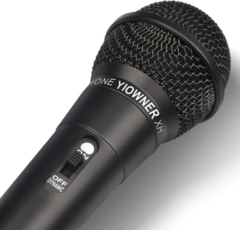 Wired Microphone, Karaoke Handheld Microphone for Singing, Mic Karaoke with 2.5m Cable, Vocal Dynamic Mic for Speaker, AMP, Mixer, DVD