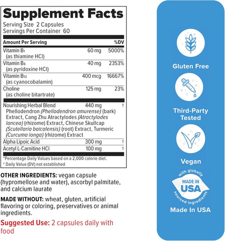 Redd Remedies Nerve Shield | Supports Healthy Nerve Structure | 60 Servings