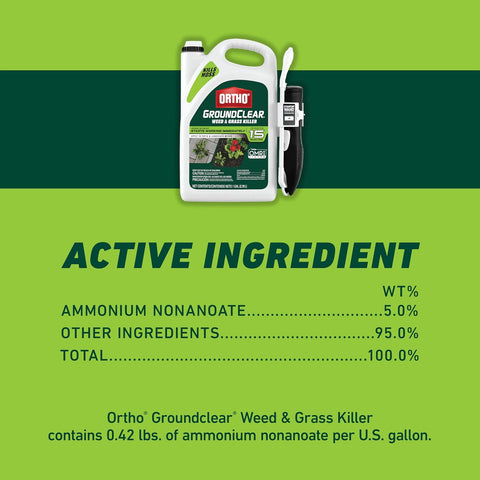 Ortho GroundClear Weed & Grass Killer with Comfort Wand, 1 gal.