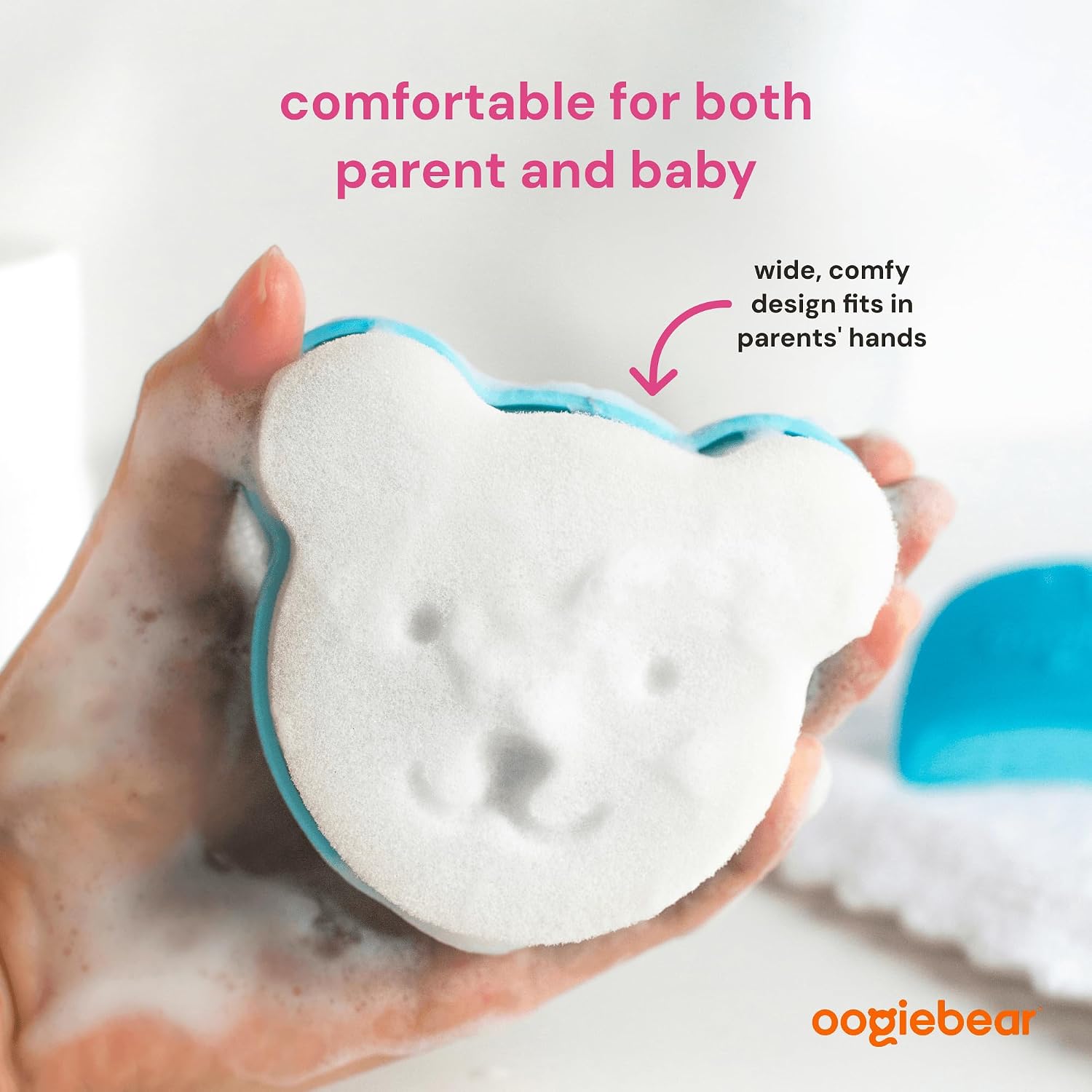 oogiebear Cradle Cap Brush Kit, 5 Piece, Includes 2 Replacement Sponges