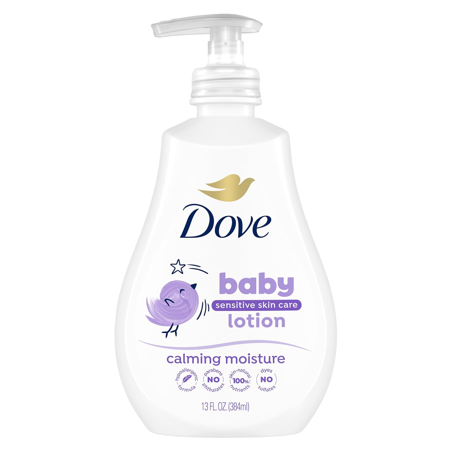 Baby Dove Sensitive Skin Care Baby Lotion Calming Moisture 13 oz