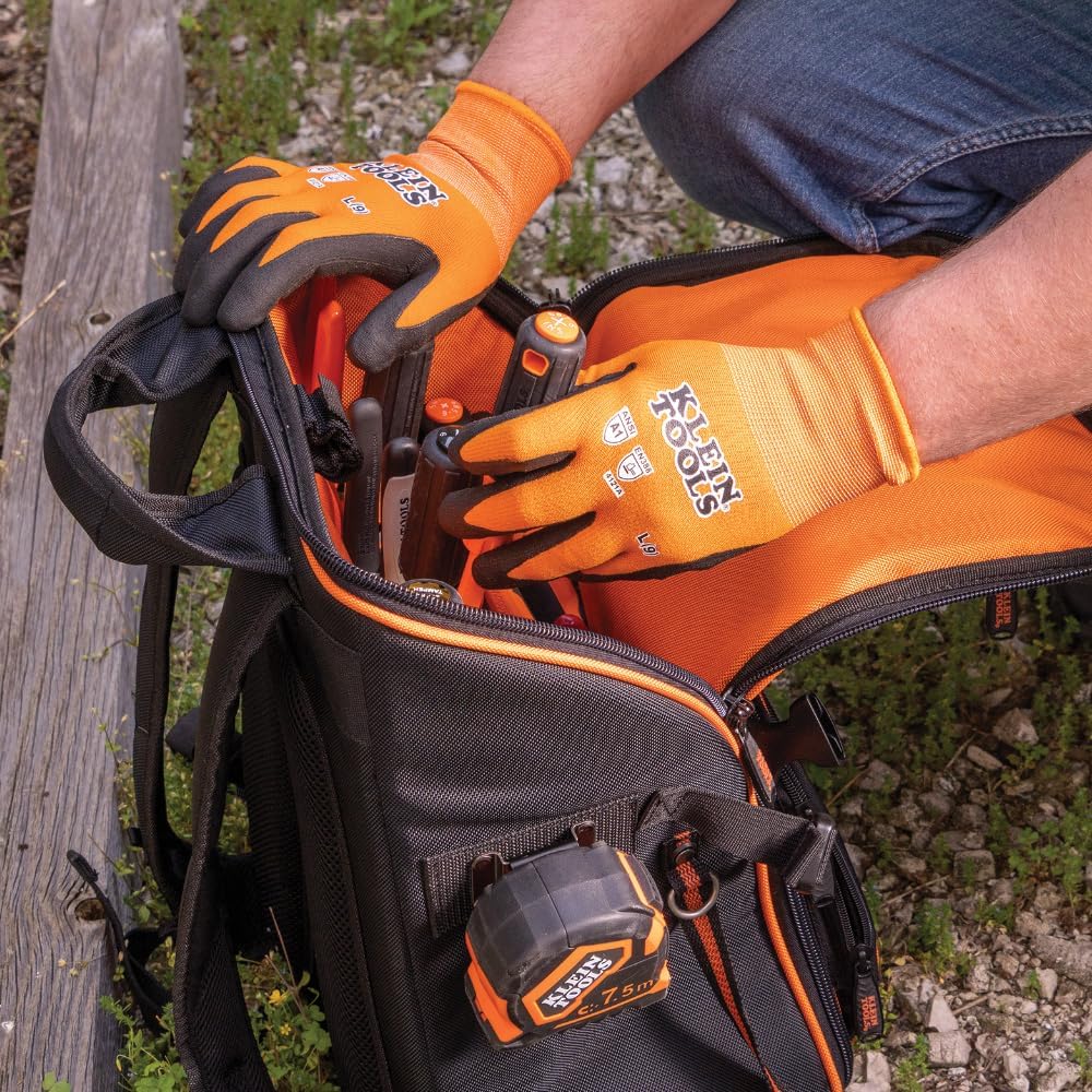 Klein Tools 60580 A1 Cut-Resistant Work Gloves, Medium, 2-Pair