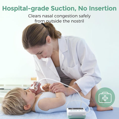 Momcozy Nasal Aspirator for Baby, 【Hospital-Grade】 70 KPa, 9 Levels