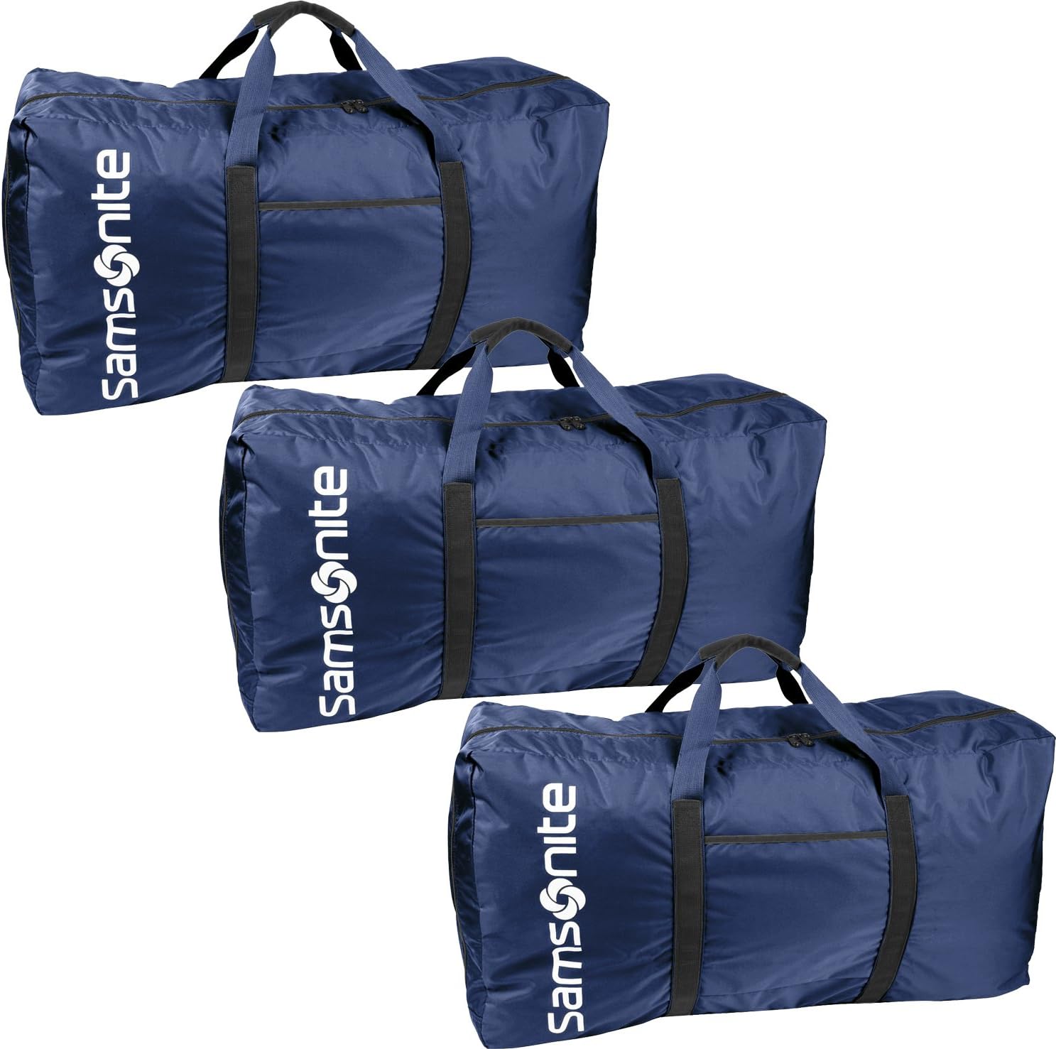 Samsonite Tote-A-Ton 32.5-Inch Duffel Bag, Navy, 3-Pack