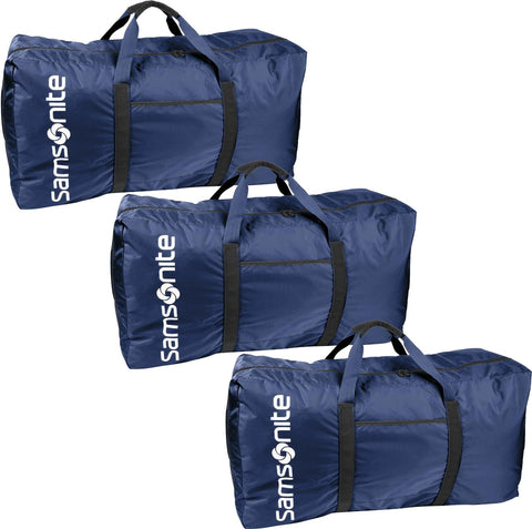 Samsonite Tote-A-Ton 32.5-Inch Duffel Bag, Navy, 3-Pack