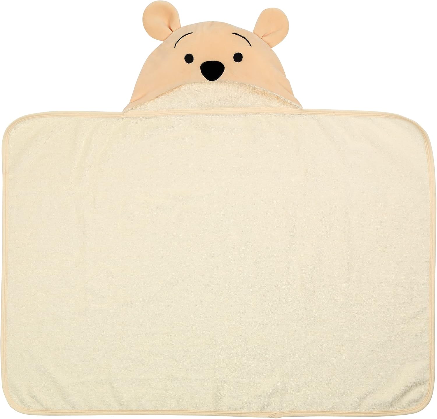 Lambs & Ivy Disney Baby Winnie the Pooh Tan Cotton Hooded Baby Bath Towel