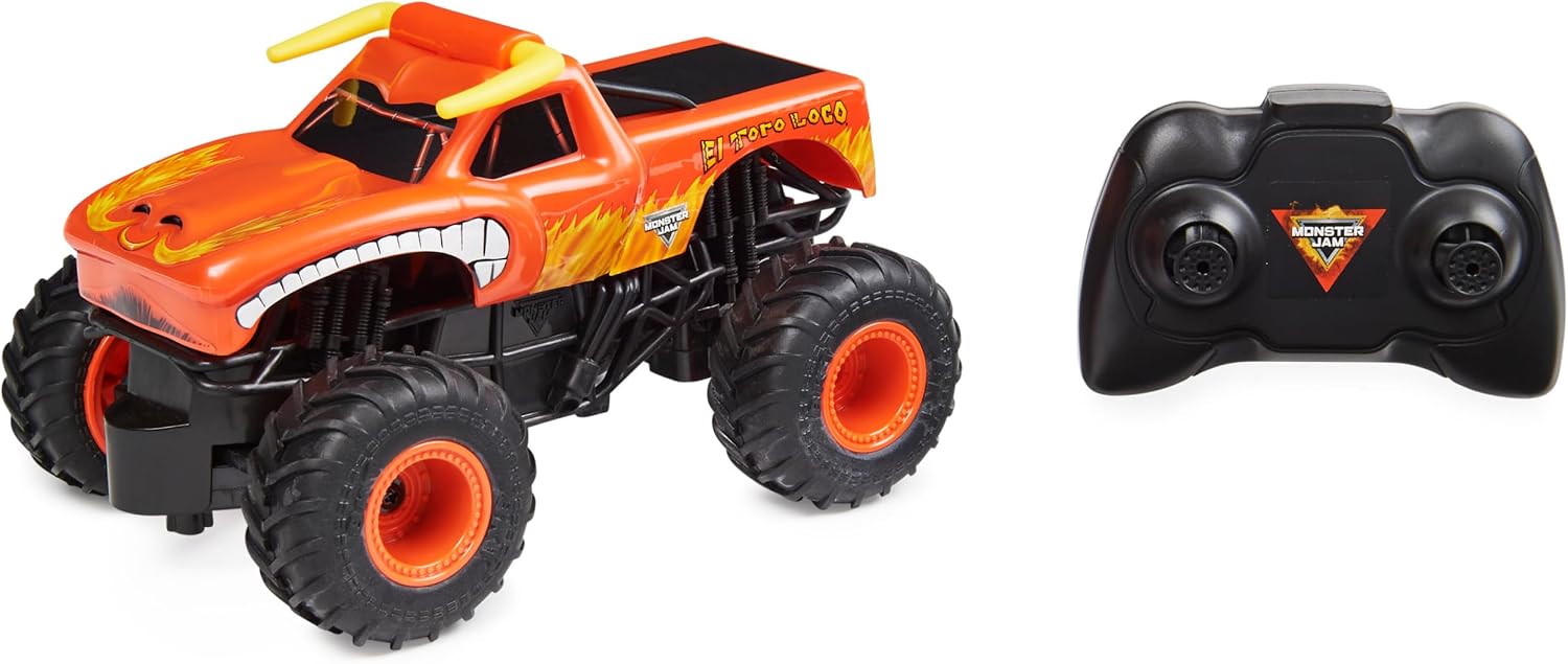Monster Jam Official El Toro Loco RC Truck, 1:24 Scale
