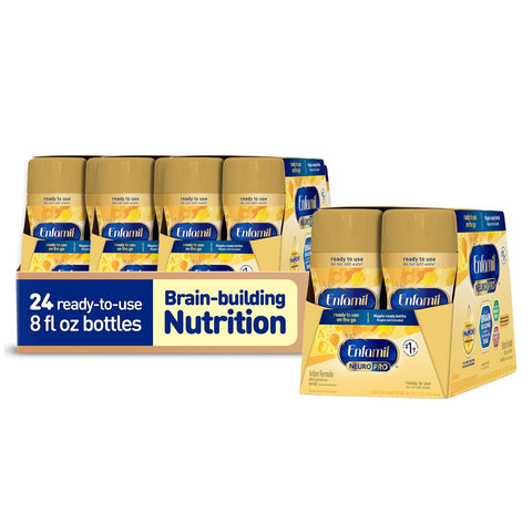 Enfamil NeuroPro Ready-to-Feed Baby Formula, 8 fl oz, 24 bottles