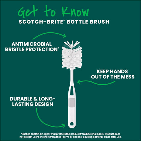 Scotch-Brite Bottle Brush, 1 Pack