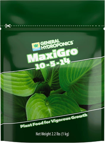 General Hydroponics MaxiGro Plant Food for Vigorous Growth, 2.2 lbs.