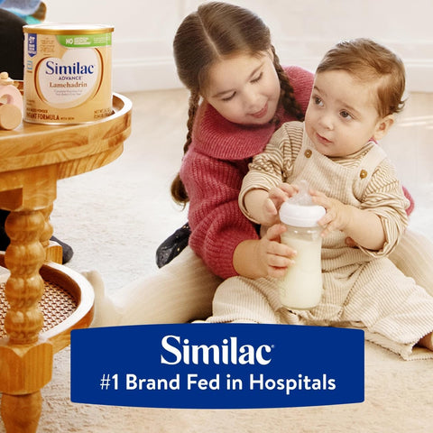 Similac Advance Lamehadrin Infant Formula, Badatz Certified, Kosher, Baby Formula, Powder, 24.7-oz Can