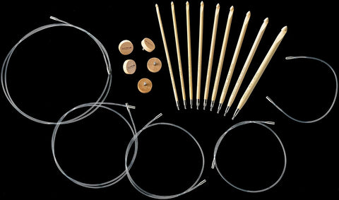 Clover Interchangeable Tunisian Crochet Hook "Takumi" Combo Set