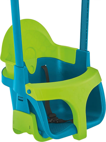 TP Toys Baby Swing - Comfy Toddler Swing Seat, Kids Outdoor Toys, Quadpod Adjustable 4-in-1 Swings Chair, Secure, Safe Quick Click Locking System, Durable, Easy Installation, Ages 6 Months - 8 Years