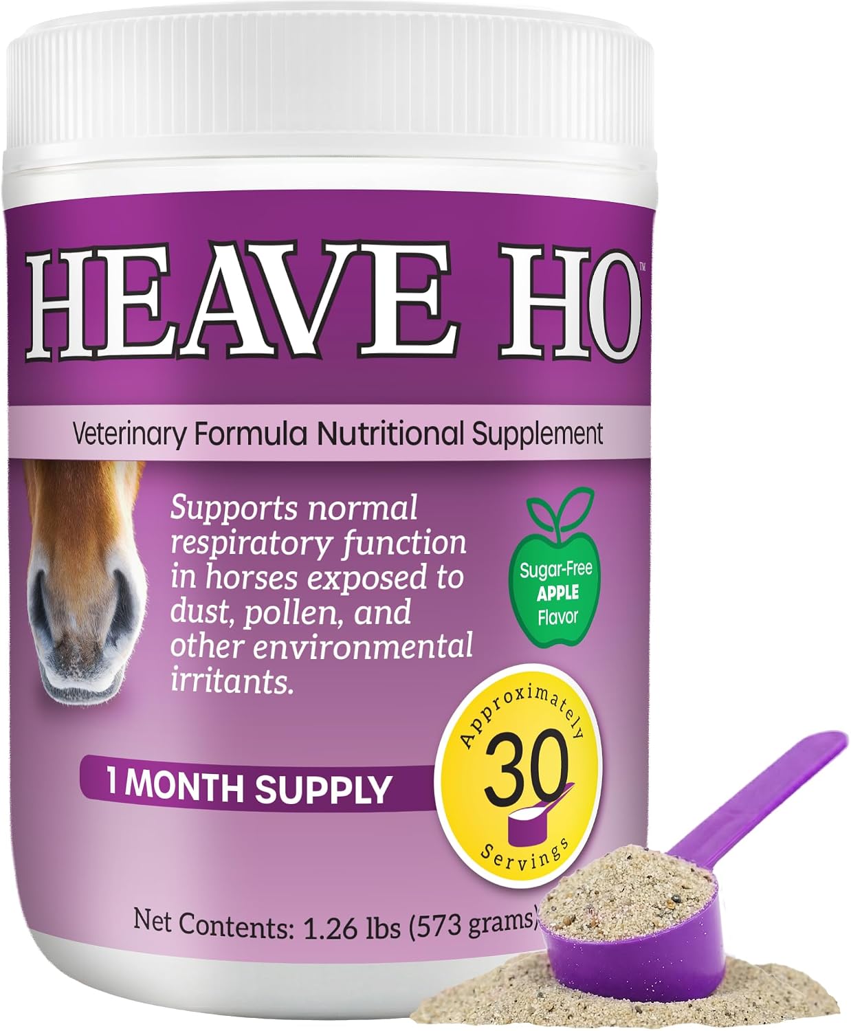 HEAVE HO Equine Respiratory & Immune Support Supplement, 30 Servings