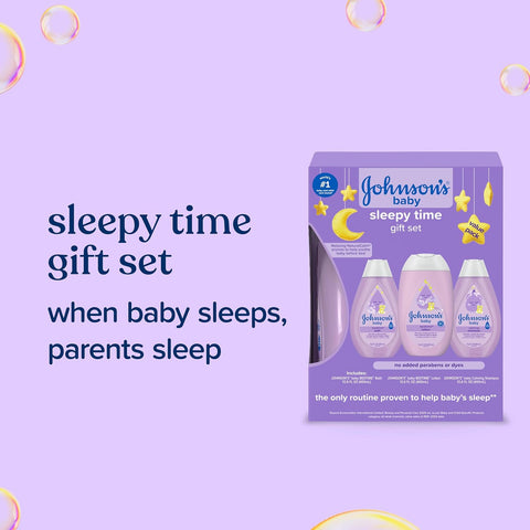 Johnson's Baby Sleepy Time Gift Set, 3 Items