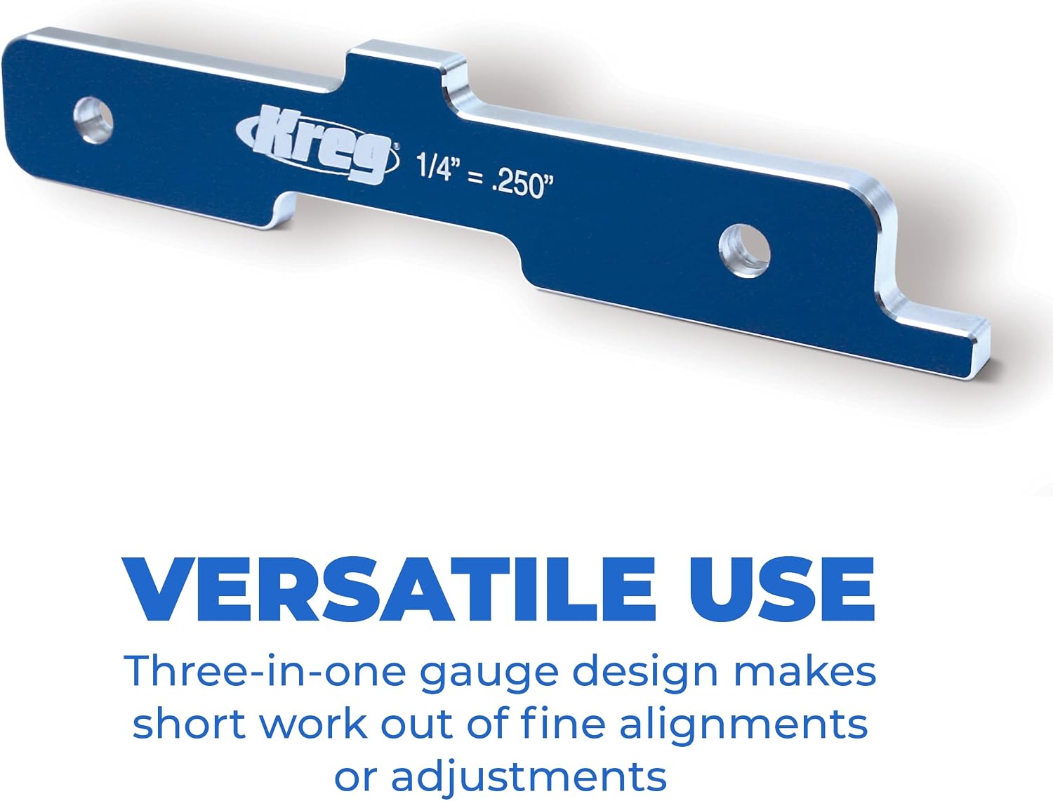 Kreg Precision Router Table Set Up Bars, PRS3400, Set of 7, Aluminum