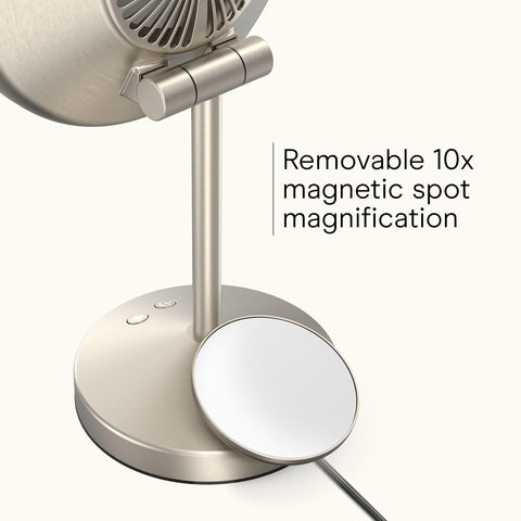 Conair Vanity Mirror with Lights, Adjustable Fan & Brightness, Round