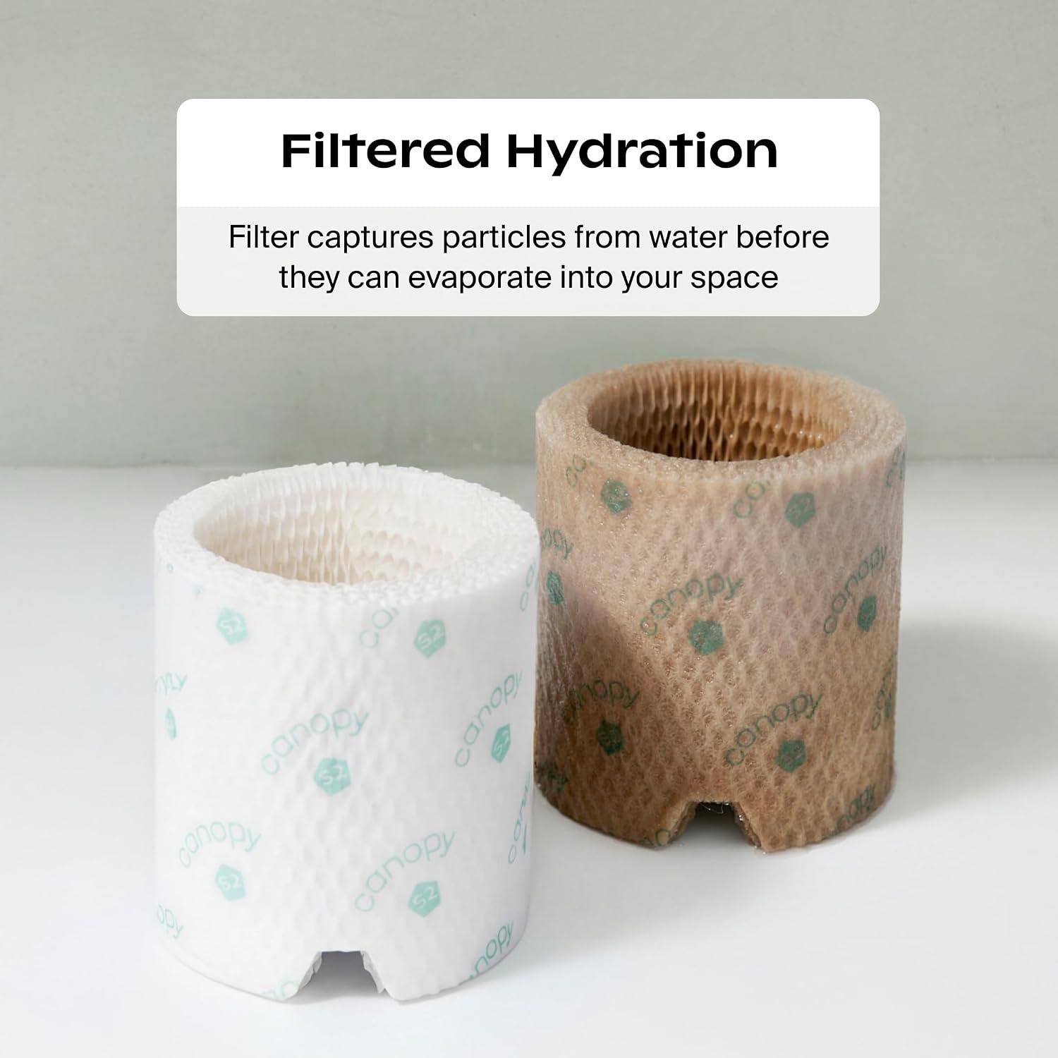 Canopy Original Bedside Humidifier Filter 2.0, 3-Pack, 6-Week Replacement
