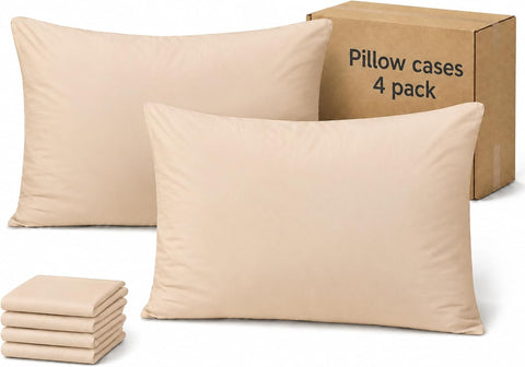ZPECC Bulk Pillow Cases Standard Size 24 Pack, Azure