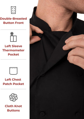 Chef Works Men's Morocco Chef Coat