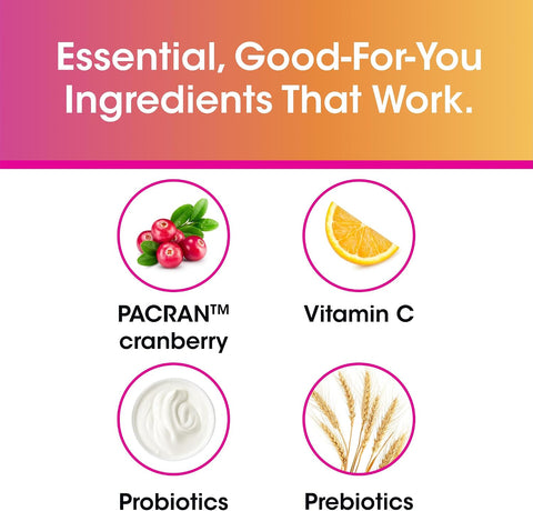 vH essentials Probiotics for Women with Prebiotics and Cranberry, 60 Ct