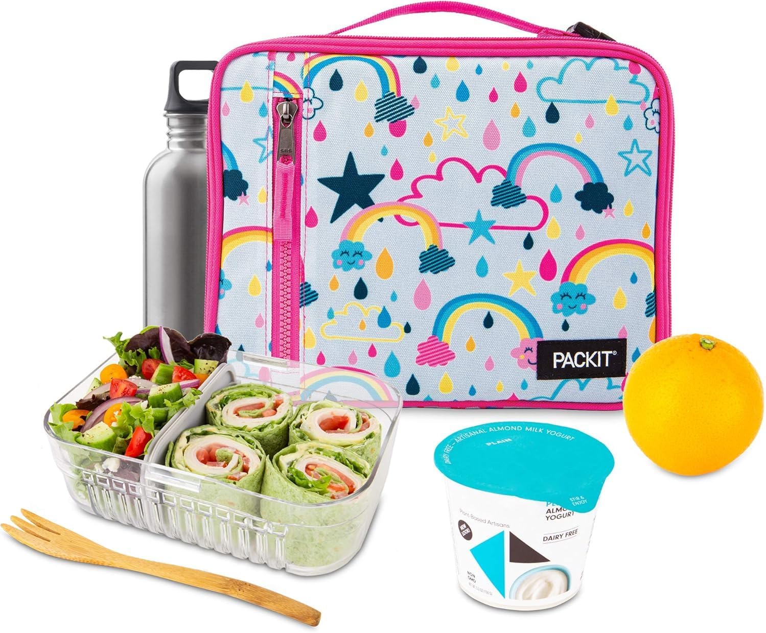 PackIt Freezable Classic Lunch Box, Rainbow Sky