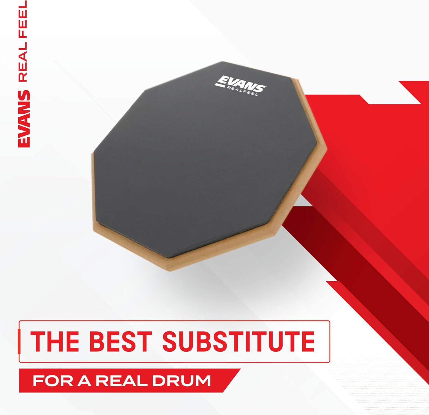 Evans RealFeel Apprentice Drum Practice Pad, 7 Inch