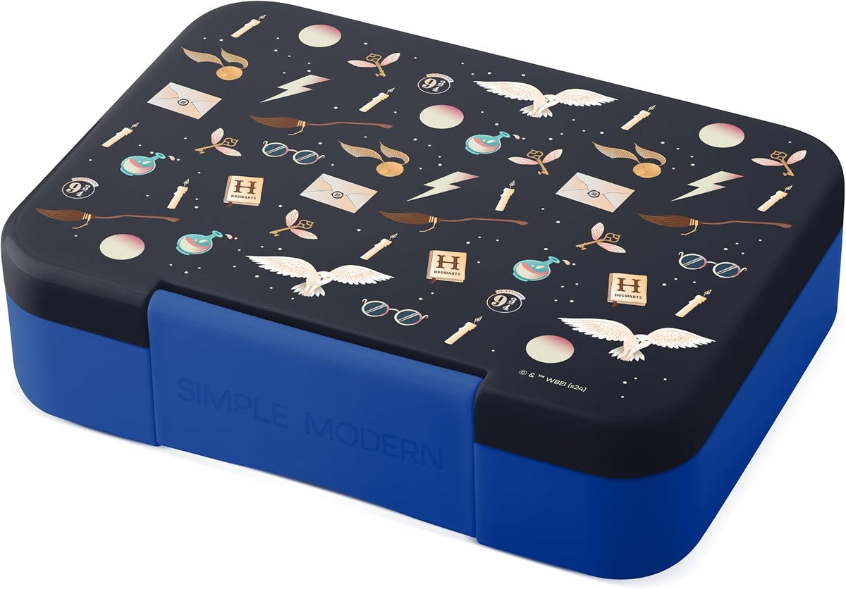 Simple Modern Harry Potter Kids Bento Box, Lunch Box | 5 Compartments