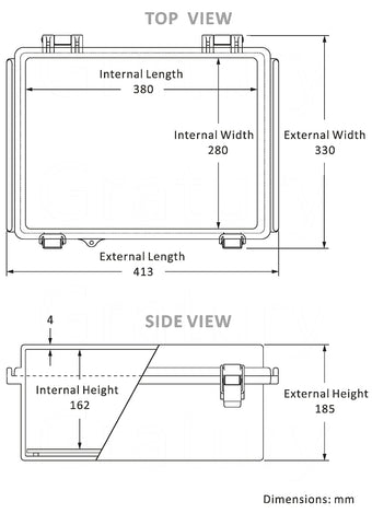 Gratury Junction Box, IP67 Waterproof Plastic Enclosure for Electrical Project, Hinged Grey Cover, Includes Mounting Plate and Wall Bracket