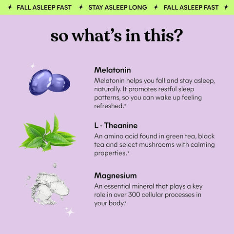 Lemme Sleep Gummies with 5mg Melatonin, 30-Day Supply