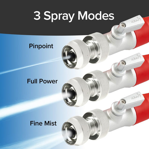 Pocket Hose 25 FT Silver Bullet 2.0 Hose, Turbo Shot Nozzle, Kink-Free
