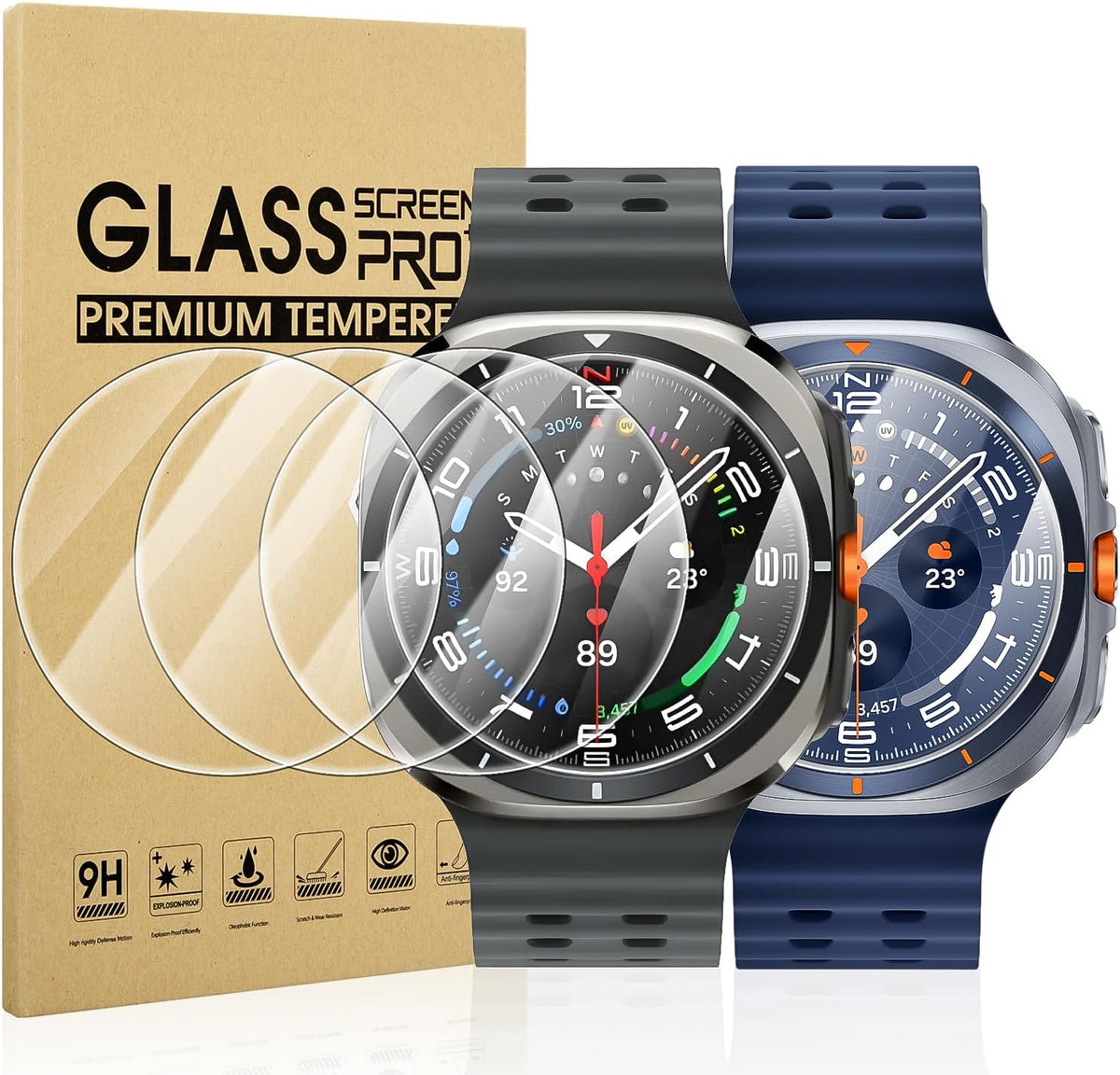 Suoman 4-Pack for Samsung Galaxy Watch Ultra 47mm Screen Protector