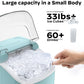 Nugget Countertop Ice Maker, Silonn Chewable Pellet Ice Machine with Self-Cleaning Function, 33lbs/24H, Portable Ice Makers for Home, Kitchen, Office, Green