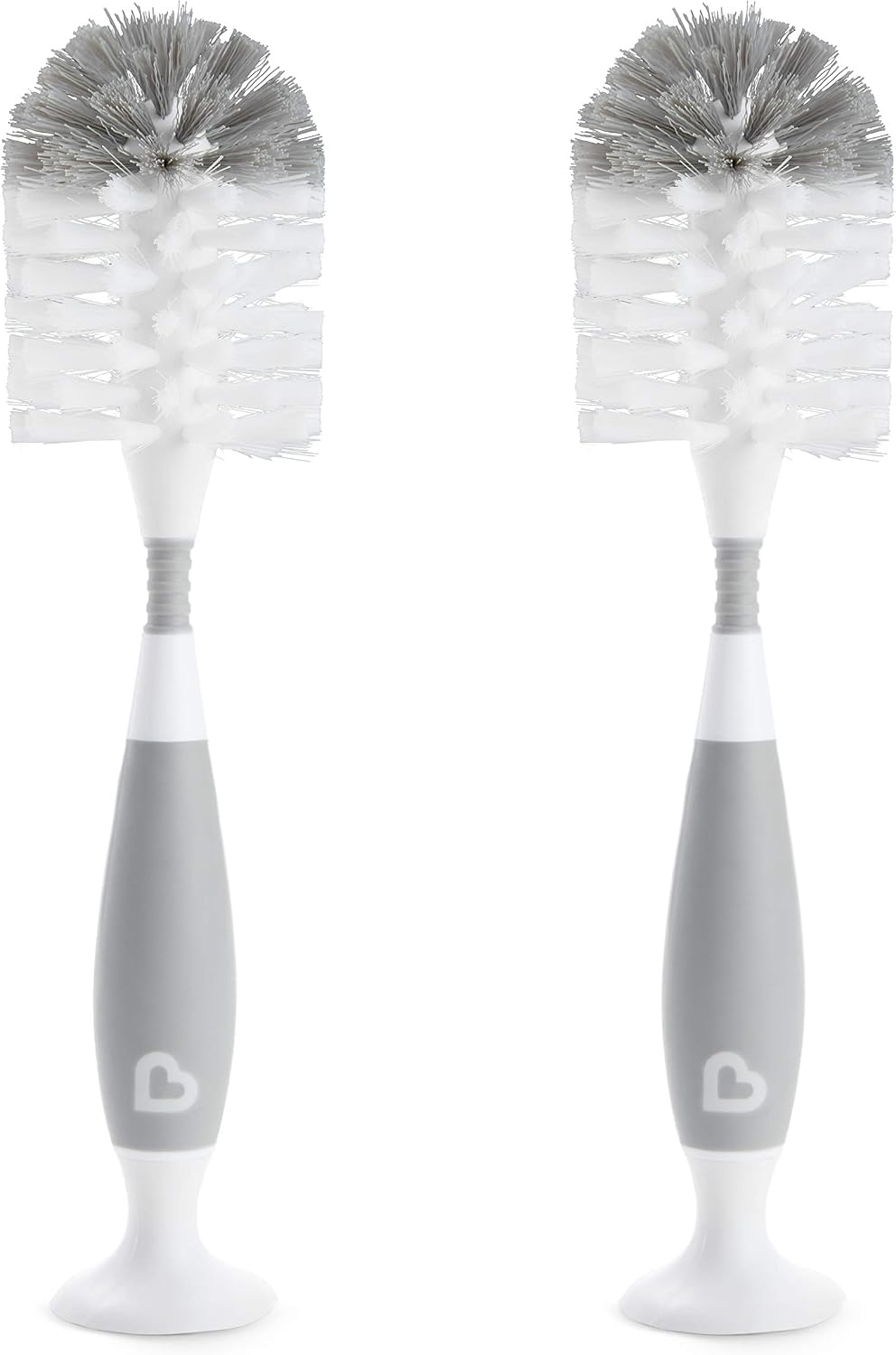 Munchkin® Bristle™ Bottle Brush, Grey, 2 Pack