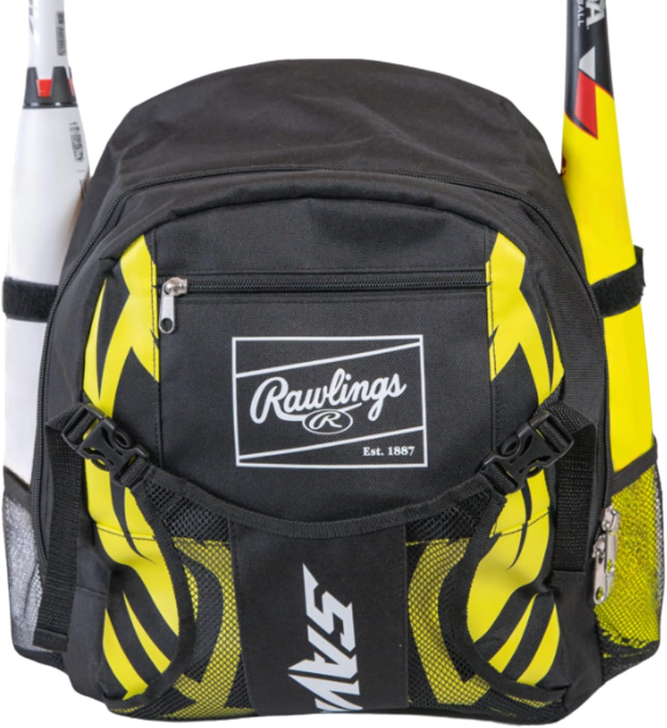 Rawlings | SAVAGE Backpack Equipment Bag | T-Ball/Youth Baseball & Softball | Multiple Styles