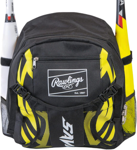 Rawlings | SAVAGE Backpack Equipment Bag | T-Ball/Youth Baseball & Softball | Multiple Styles