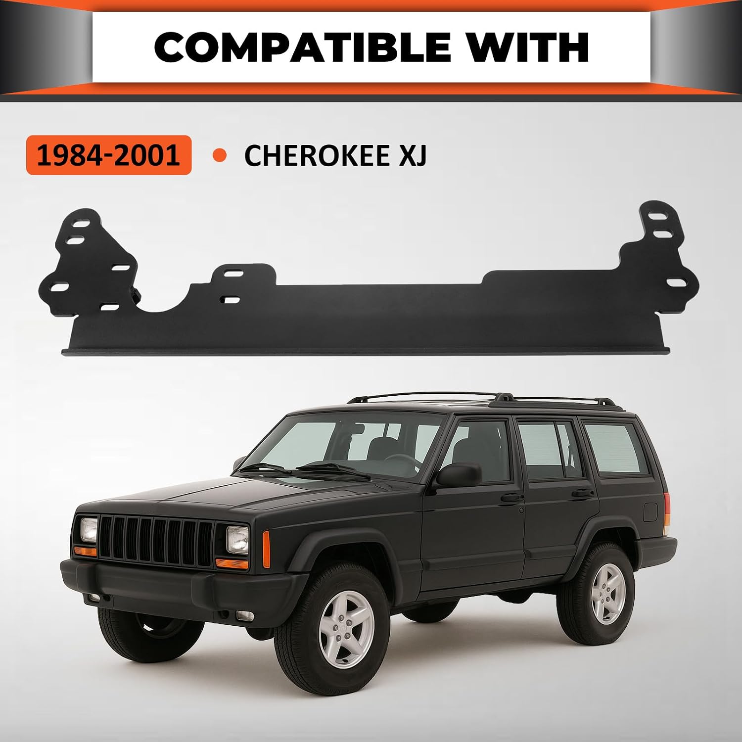 ECOTRIC Steering Box Brace Compatible with 1984-2001 Cherokee XJ