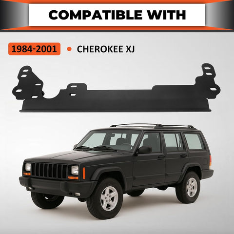 ECOTRIC Steering Box Brace Compatible with 1984-2001 Cherokee XJ