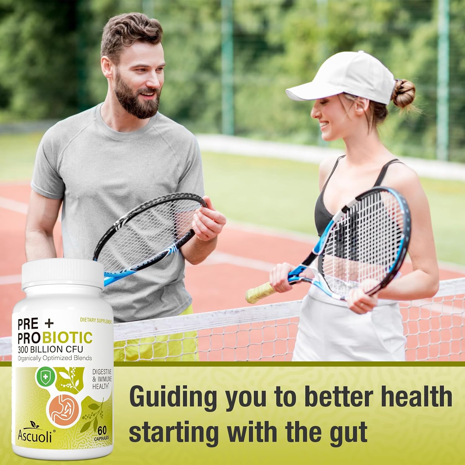 Prebiotics and Probiotics - 300 Billion CFU, 24 Probiotic+15 Herbs, 240 Cap