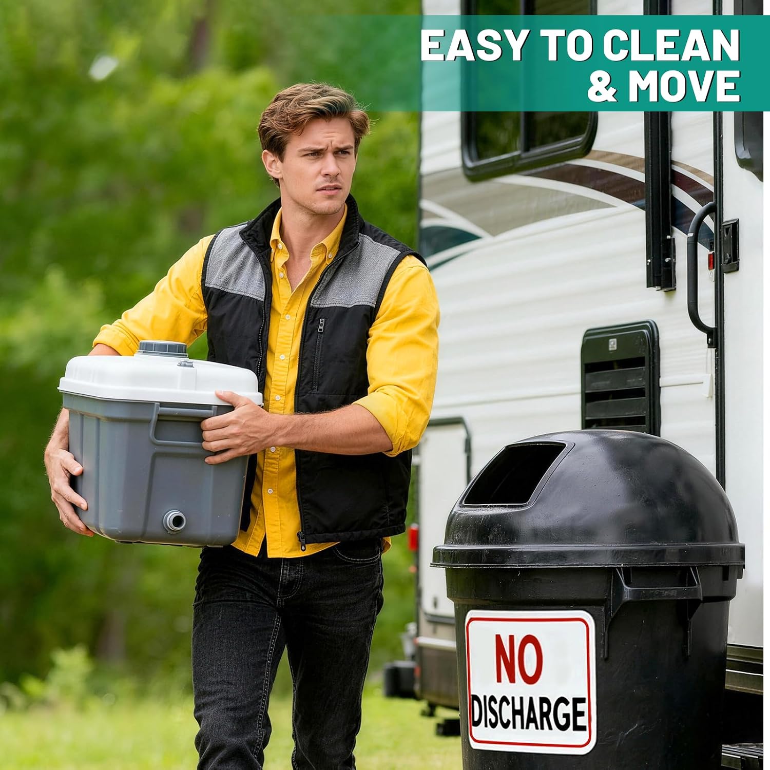 Poo Powder for Portable Toilet Gel Powder, Camping Toilet Gel