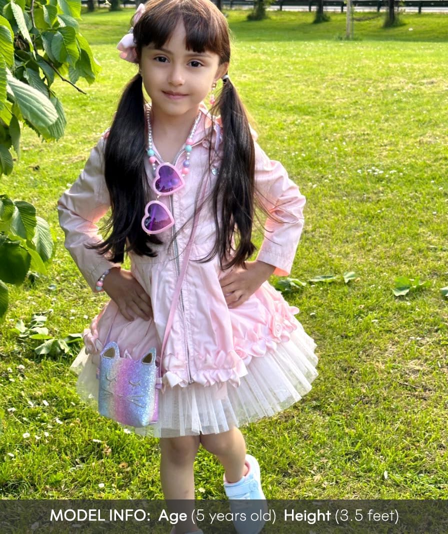 mibasies Purse for Little Girls Dress Up Jewelry Pretend Play Kids Accessories Mermaid Gifts