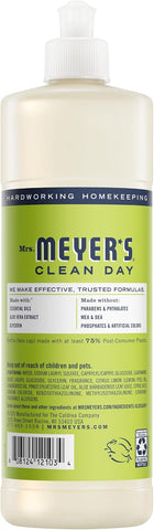 MRS. MEYER'S CLEAN DAY Liquid Dish Soap, Lemon Verbena, 16 fl. Oz