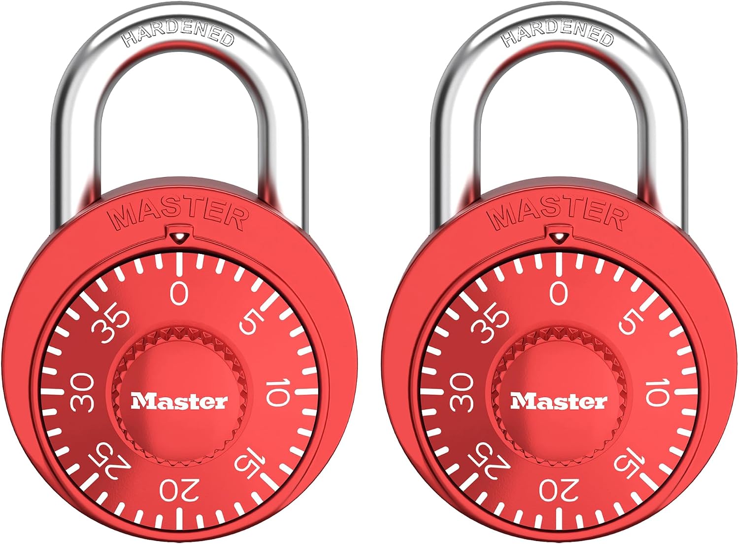 Master Lock Combination Padlock, Gym Locker Lock, Assorted, 1530DEC3