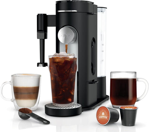 Ninja Single Serve Coffee Maker - Combo Machine, K-Cup Pods and Grounds