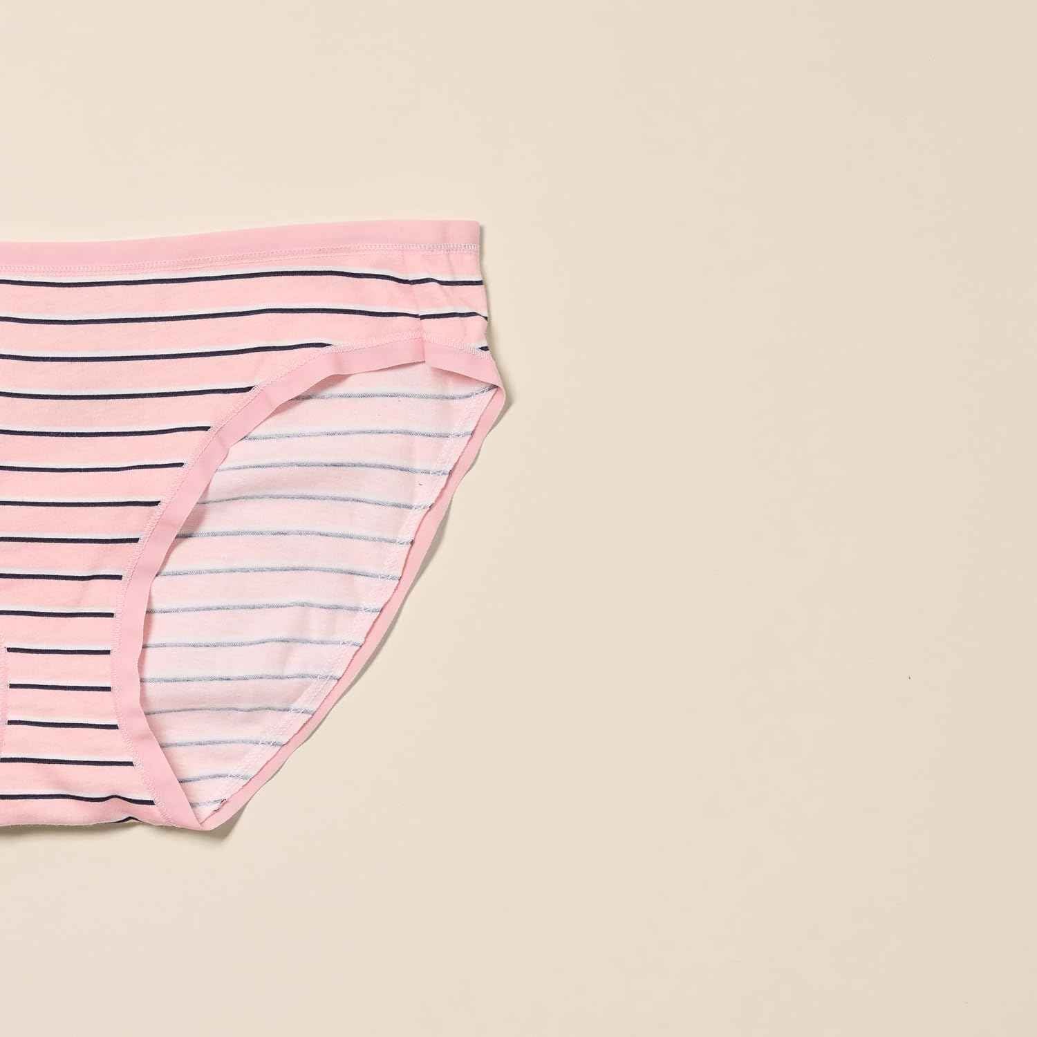 Amazon Essentials Women's Cotton Spandex Bikini Brief Underwear (Available in Plus Size)